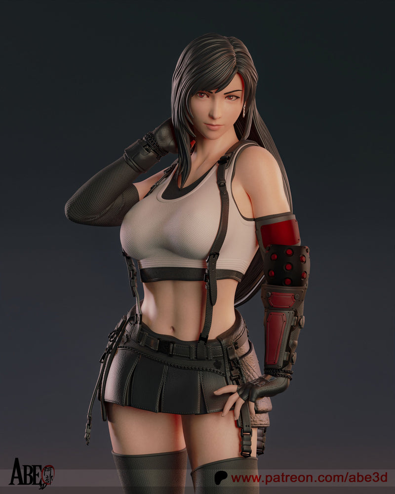 Tifa Lockhart Resin Statue - view 3