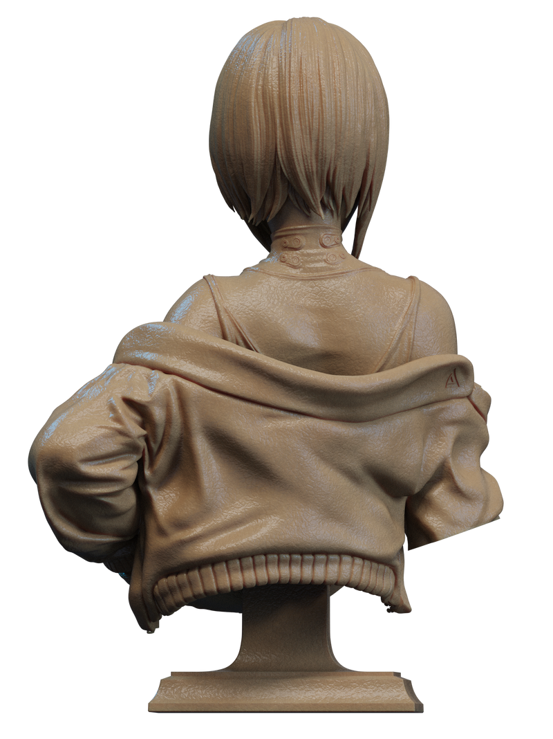 Motoko Kusanagi Resin Bust - view 4