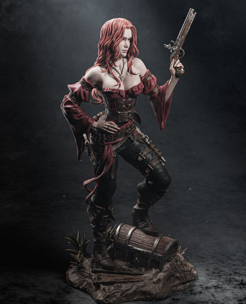 Pirate Resin Statue - view 3