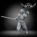 Mystical warrior with pistol (2 poses) - Star Wars Legion Proxy