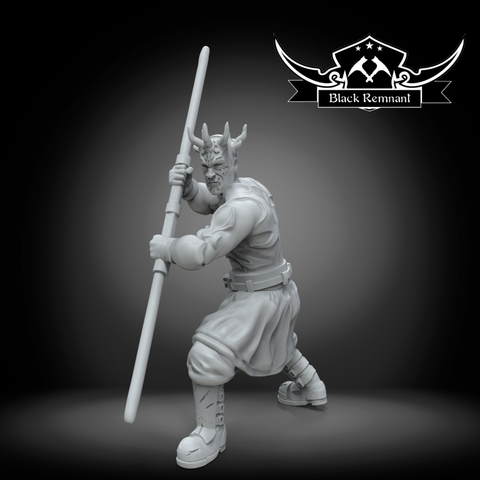 Green horned brother (2 poses) - Star Wars Legion Proxy