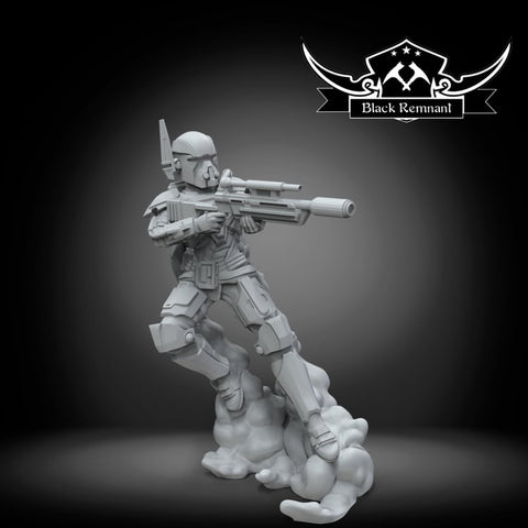 Ancient bounty hunter - Star Wars Legion Proxy