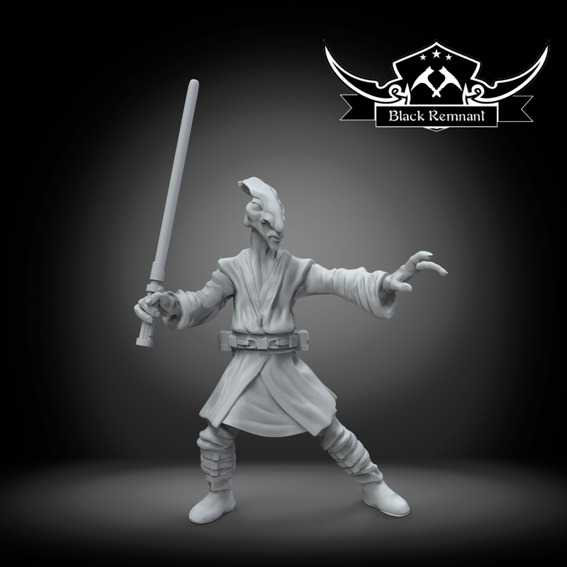 Mystical blue dinosaur warrior - Star Wars Legion Proxy