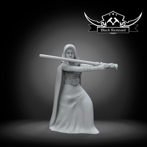 Mystical blue apprentice warrior - Star Wars Legion Proxy