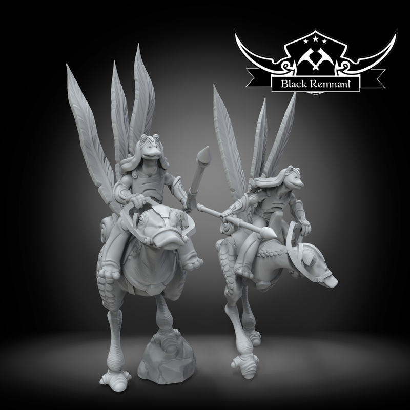 Aquatic alien riders - Star Wars Legion Proxy