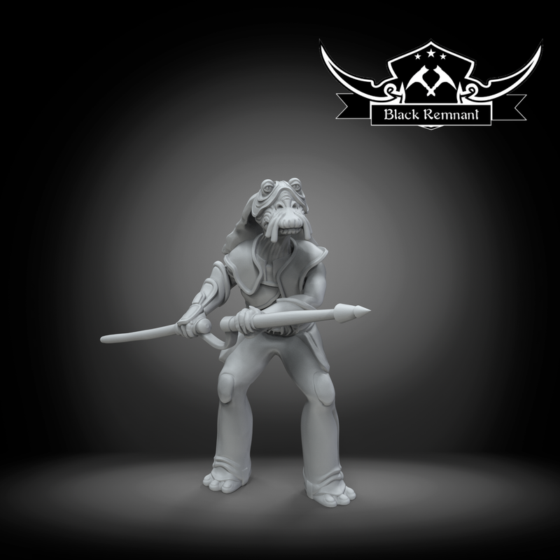 Aquatic alien general - Star Wars Legion Proxy