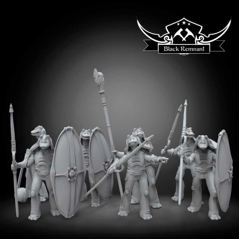 Aquatic alien troopers - Star Wars Legion Proxy