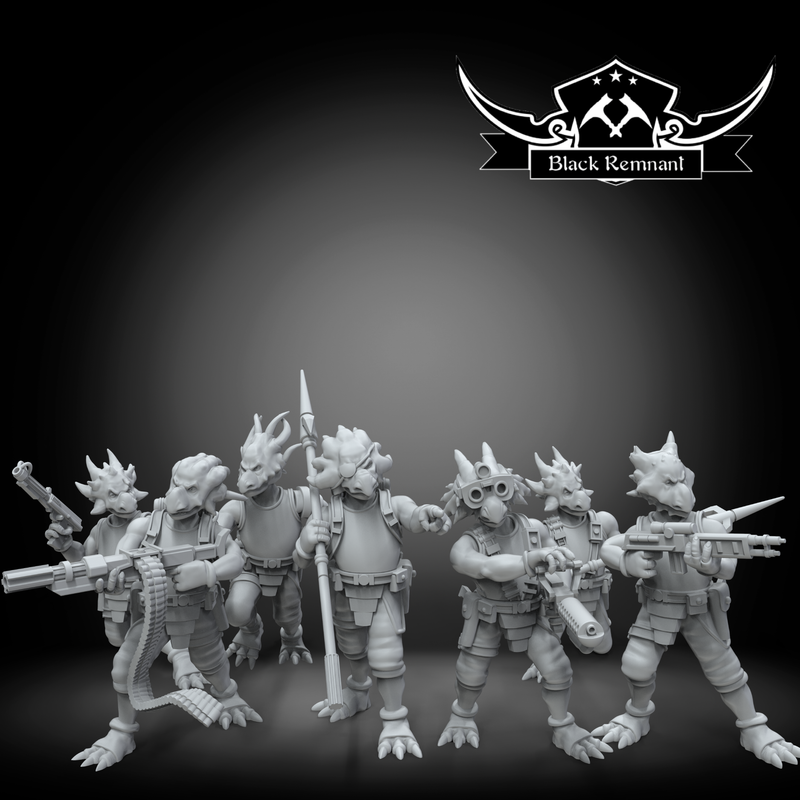Dinosaur troopers - Star Wars Legion Proxy