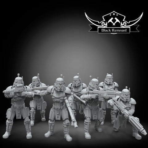 Ancient dark troopers - Star Wars Legion Proxy