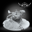 Feline soldier on lizard - Star Wars Legion Proxy