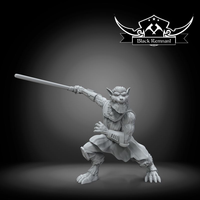 Mystical werewolf warrior - Star Wars Legion Proxy