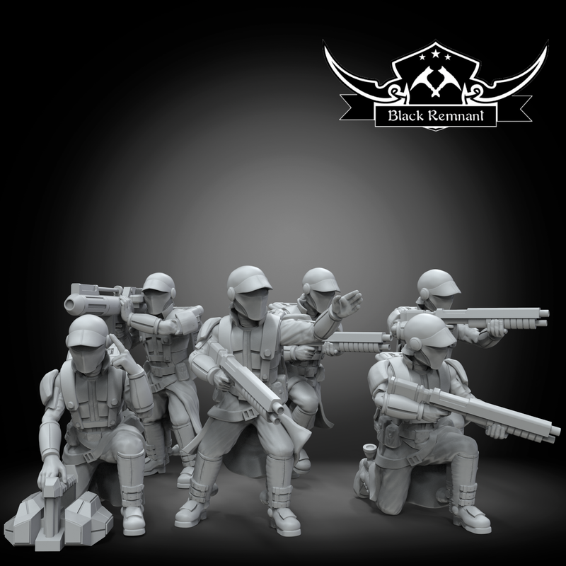 Nimbus troopers - Star Wars Legion Proxy