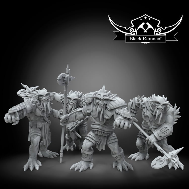Ancient red brutes - Star Wars Legion Proxy