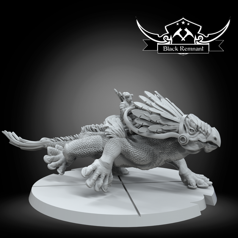 Reptavian rider - Star Wars Legion Proxy