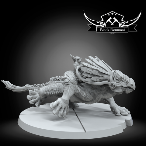 Reptavian rider - Star Wars Legion Proxy