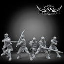 Ancient red warriors - Star Wars Legion Proxy