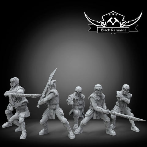 Ancient red warriors - Star Wars Legion Proxy