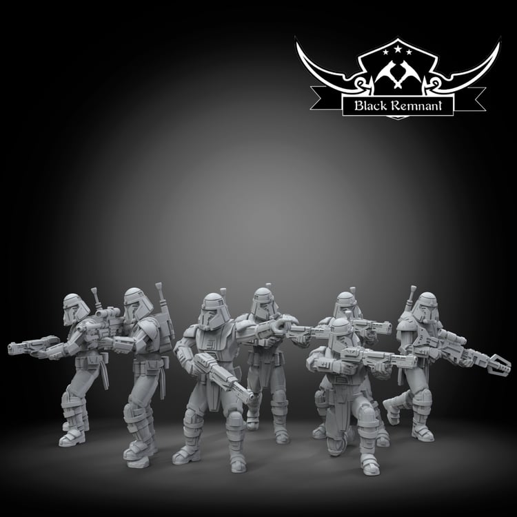 Ancient dark commandos - Star Wars Legion Proxy