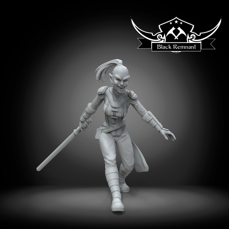 Ancient mystical female lion warrior - Star Wars Legion Proxy