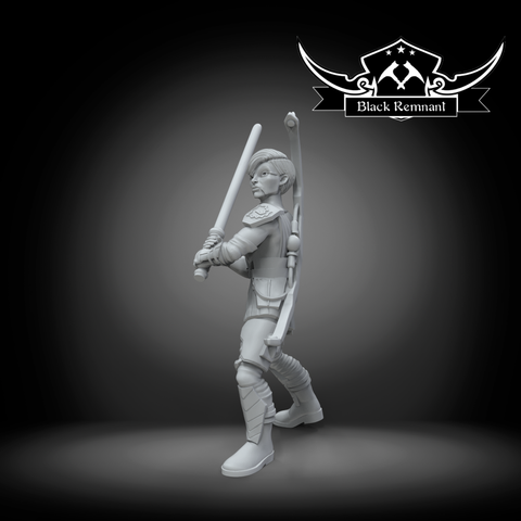 Dark sister dark disciple version (2 poses) - Star Wars Legion Proxy