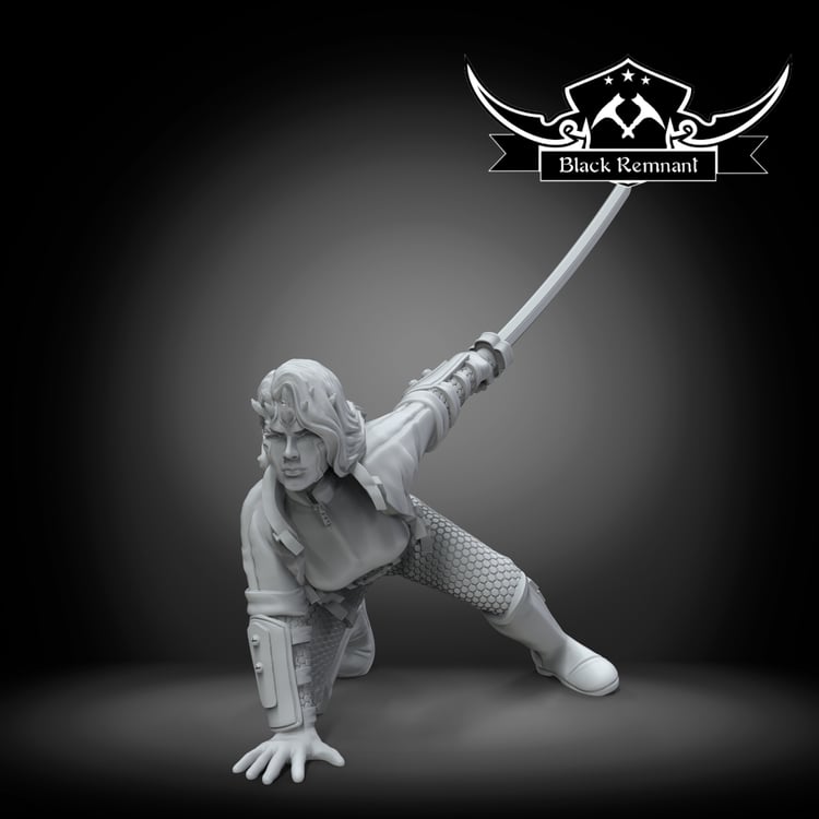 Female Horned Assassin - Star Wars Legion Proxy