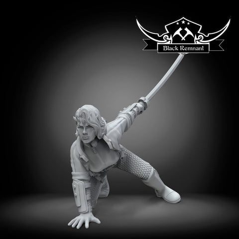 Female Horned Assassin - Star Wars Legion Proxy