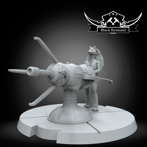 Aquatic alien assault canon - Star Wars Legion Proxy