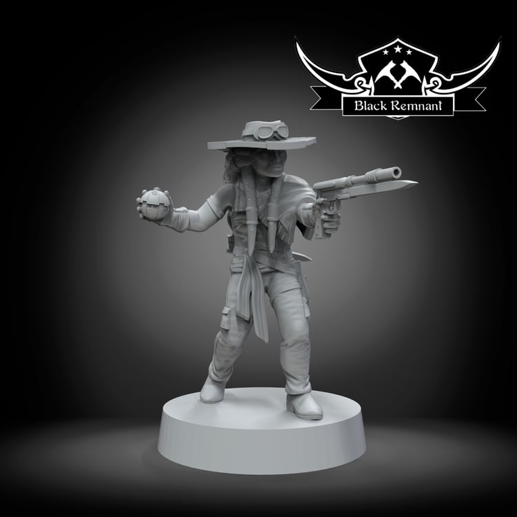 Tentacle bounty huntress - Star Wars Legion Proxy