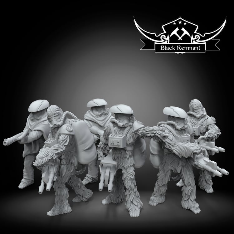 Authority furball conscripts - Star Wars Legion Proxy