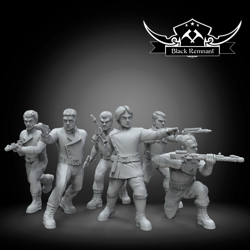 Corsec troopers - Star Wars Legion Proxy