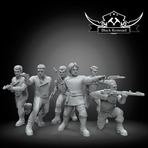 Corsec troopers - Star Wars Legion Proxy
