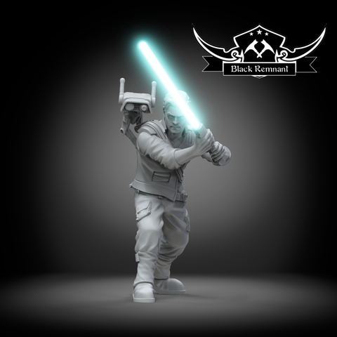 Scarred survivor knight - Star Wars Legion Proxy