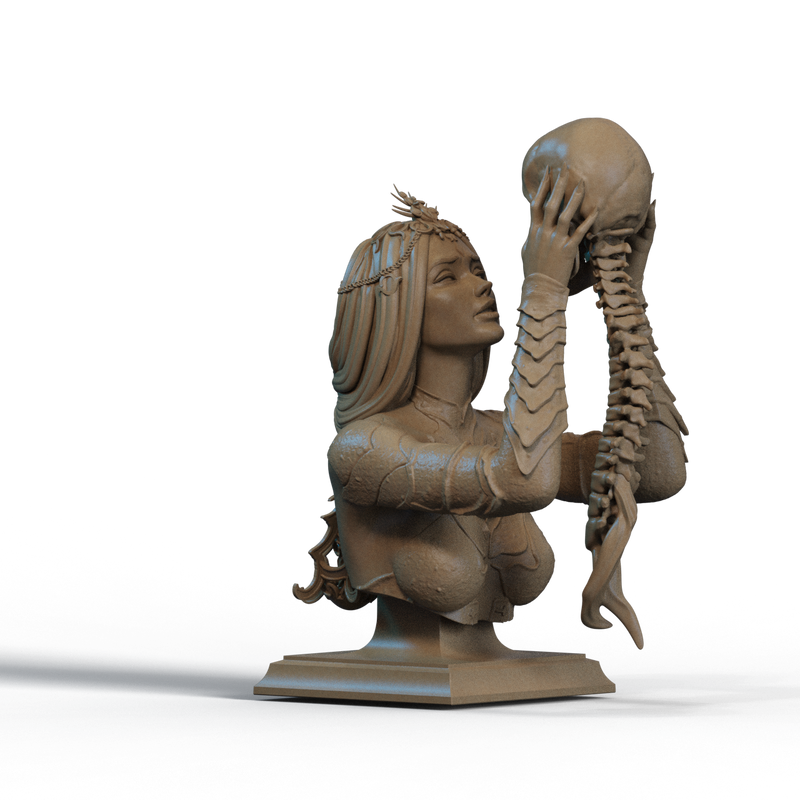Orin Resin Bust - view 2