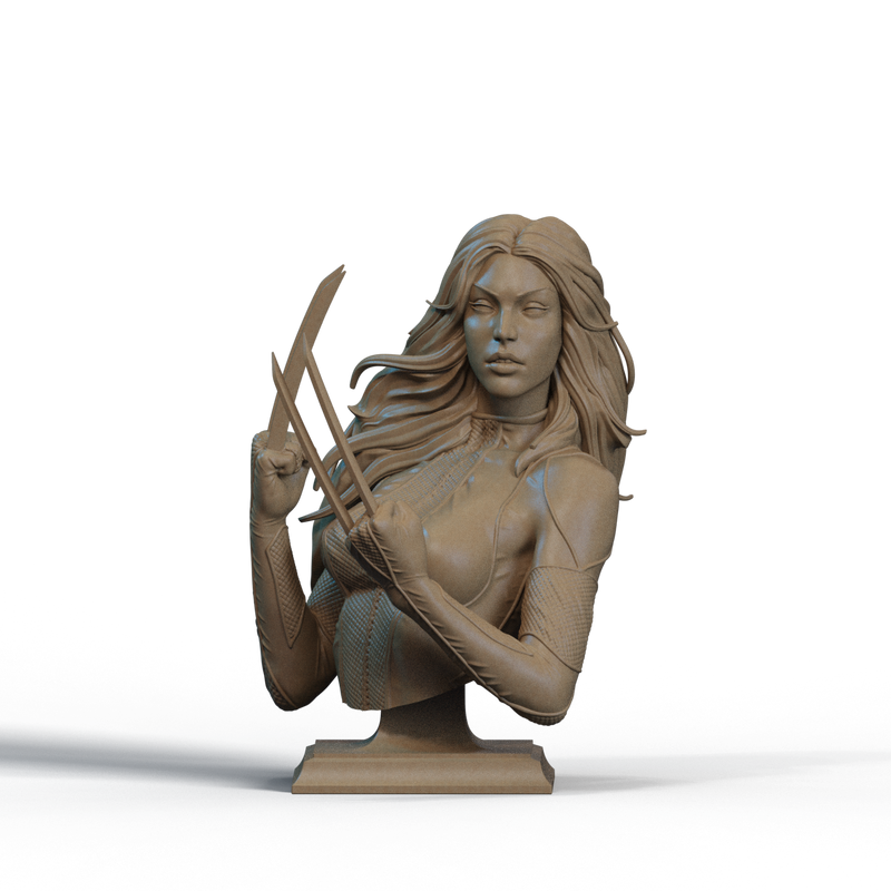 X-23 Resin Bust - view 1
