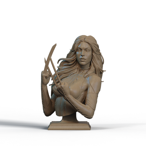 X-23 Resin Bust - view 1