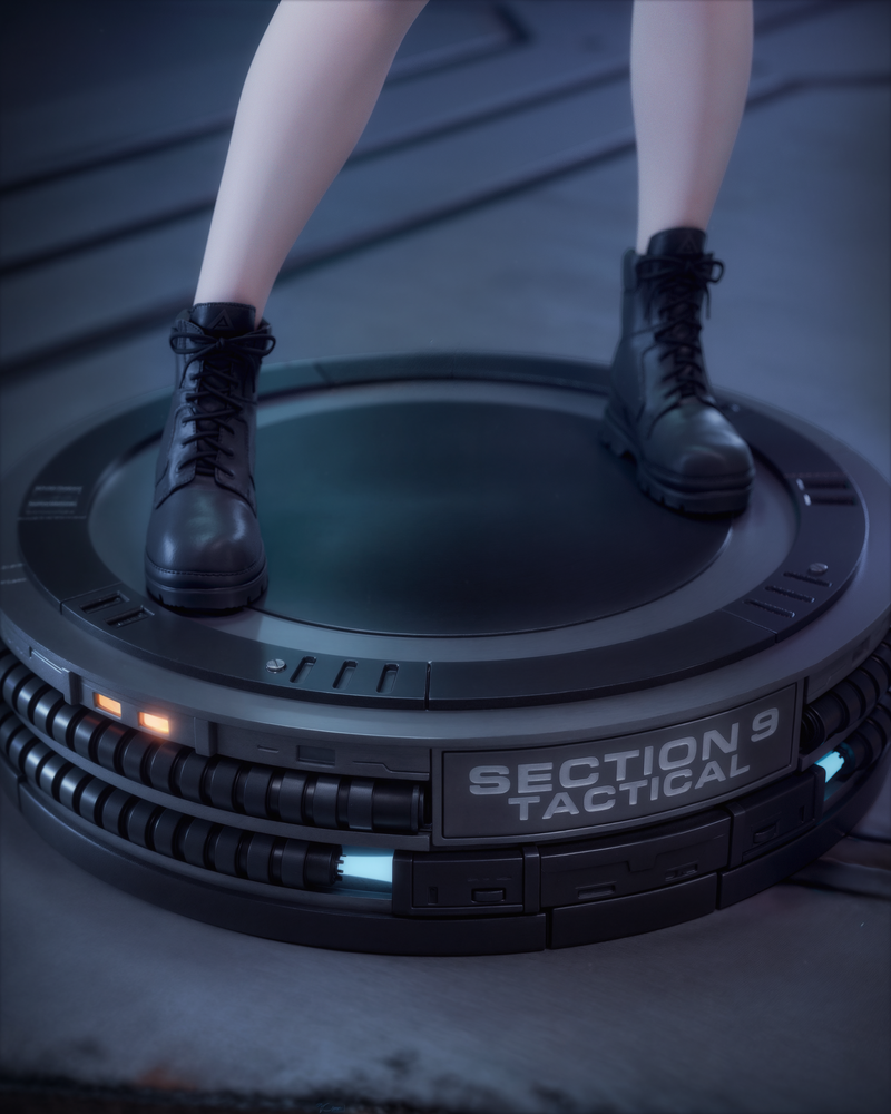 Motoko Kusanagi Resin Statue - view 6