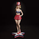 All American Bombshell Resin Statue - view 1