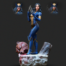X-23 Resin Statue - view 3