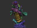 Baba Yaga Resin Statue - view 4