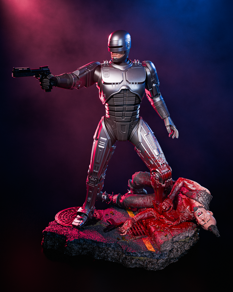 Robocop Resin Statue - view 1