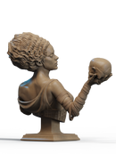 Frankenstein Bride Resin Bust - view 3