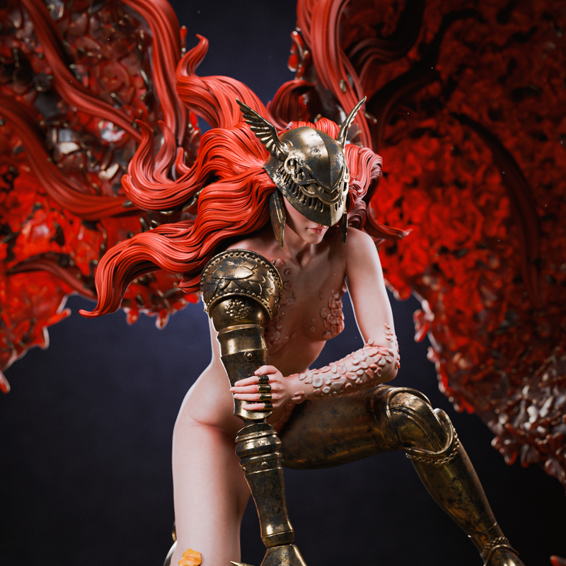 Malenia Resin Statue - view 2