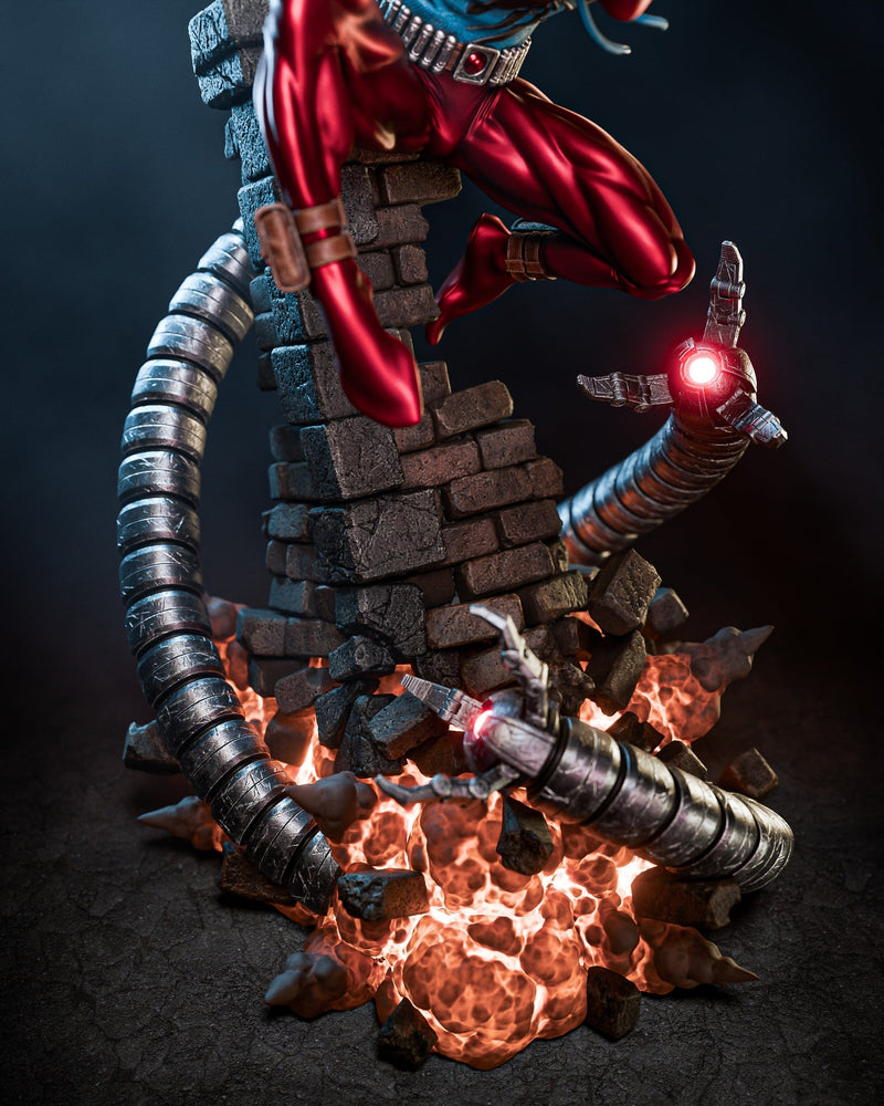 Scarlet Spider Resin Statue - view 3
