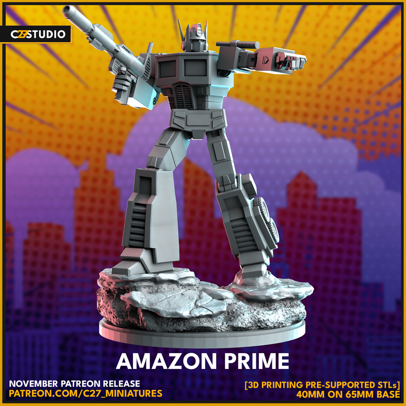 Optimus Prime (Transformers) 40mm Scale Miniature | Crisis Protocol Proxy | C27