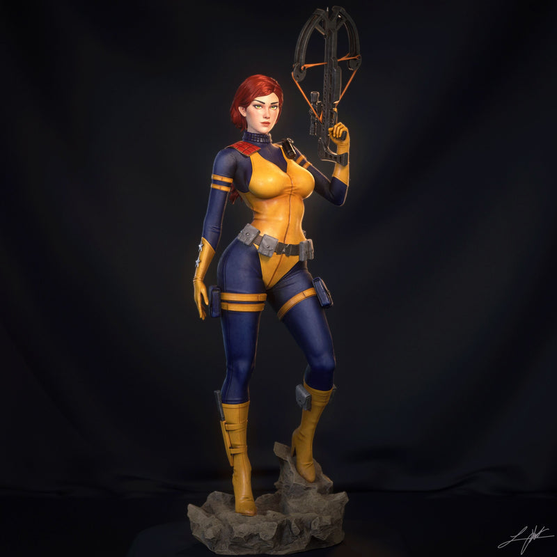 Scarlett Resin Statue - view 6