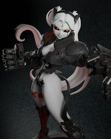Rebecca Smasher Resin Statue - view 1