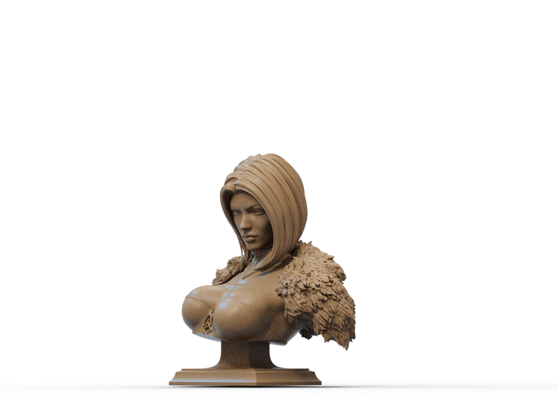 Emma Frost Resin Bust - Design 3 - view 1