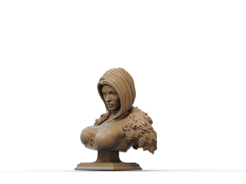 Emma Frost Resin Bust - Design 3 - view 1