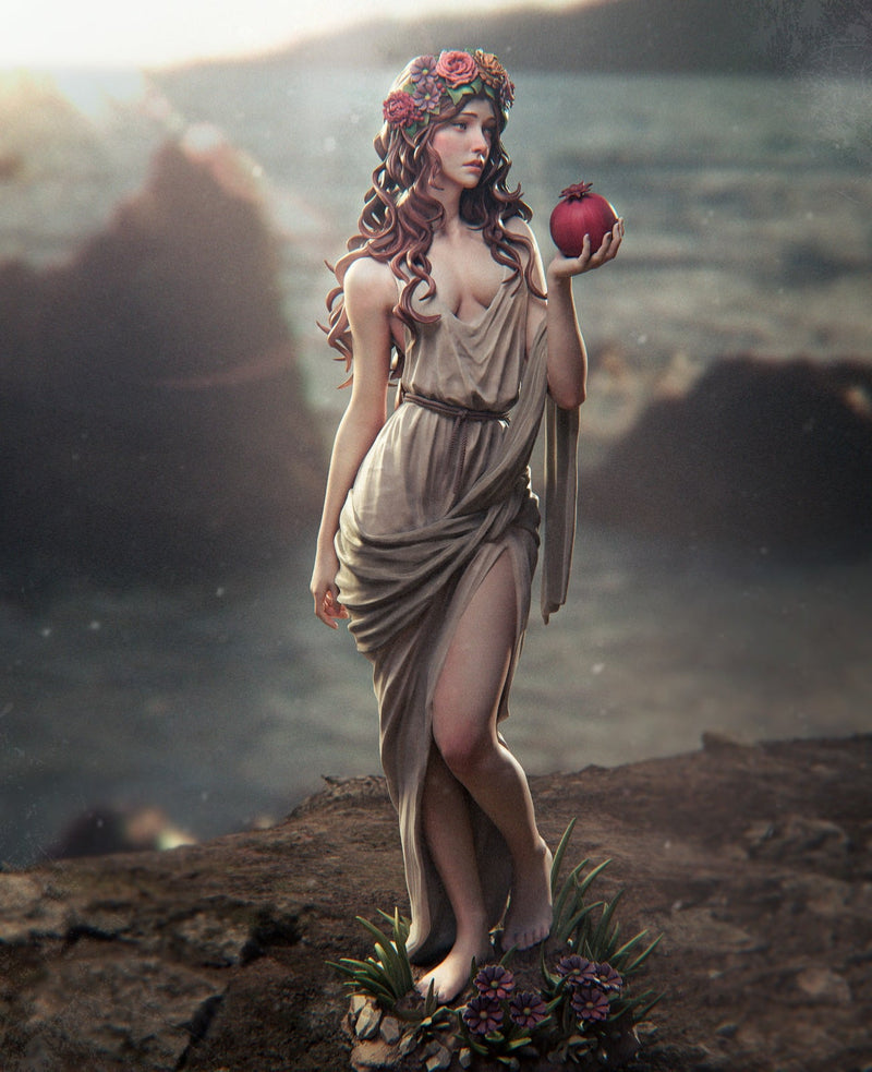 Persephone Resin Statue - view 2