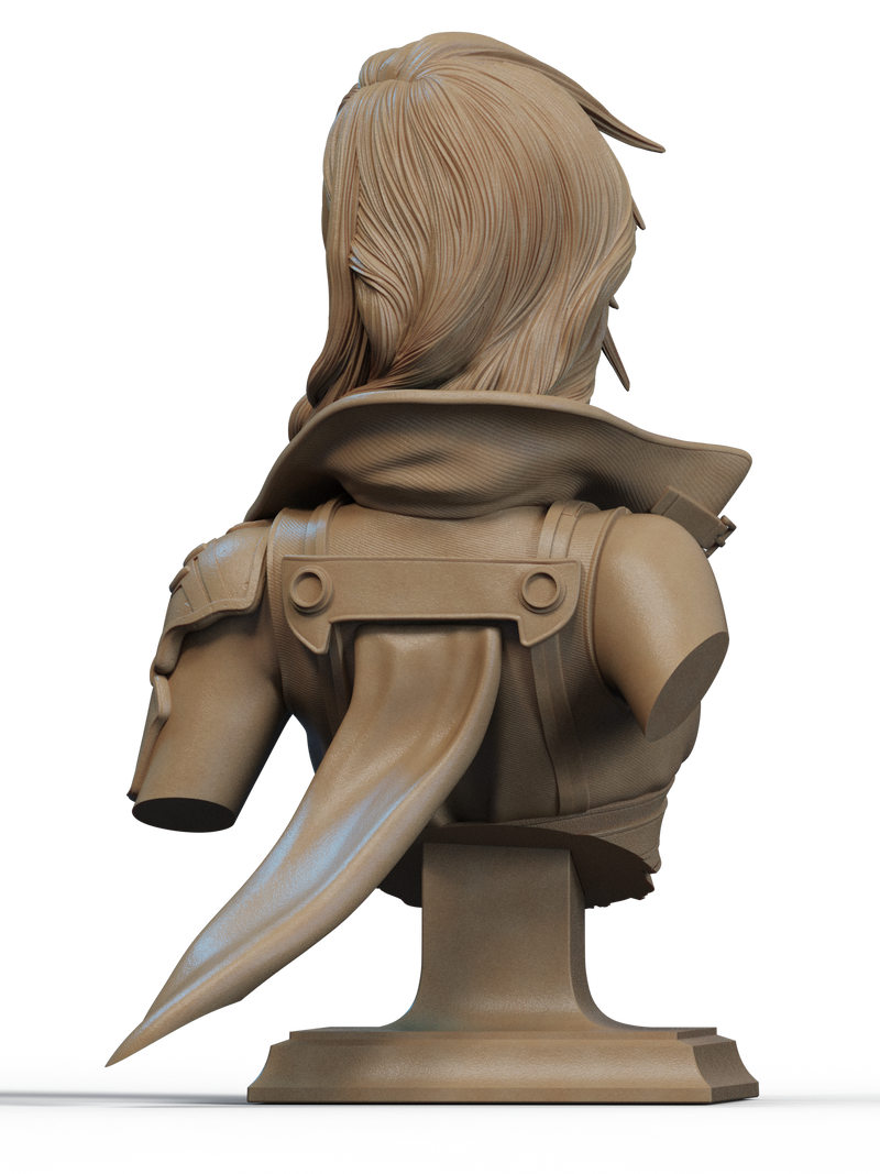 Lightning Resin Bust - view 3